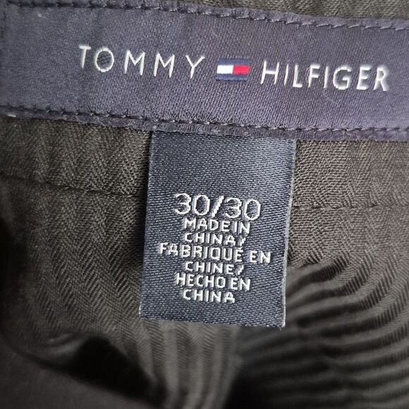 Tommy Hilfiger Classic Black Dress Pants - Picture 6 of 16
